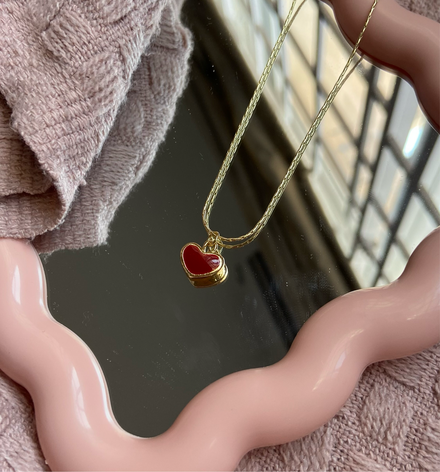 Red Heart Necklace