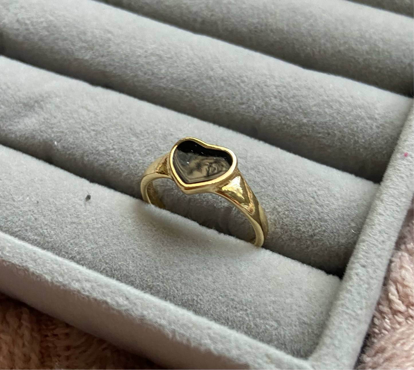 Gold Heart Ring