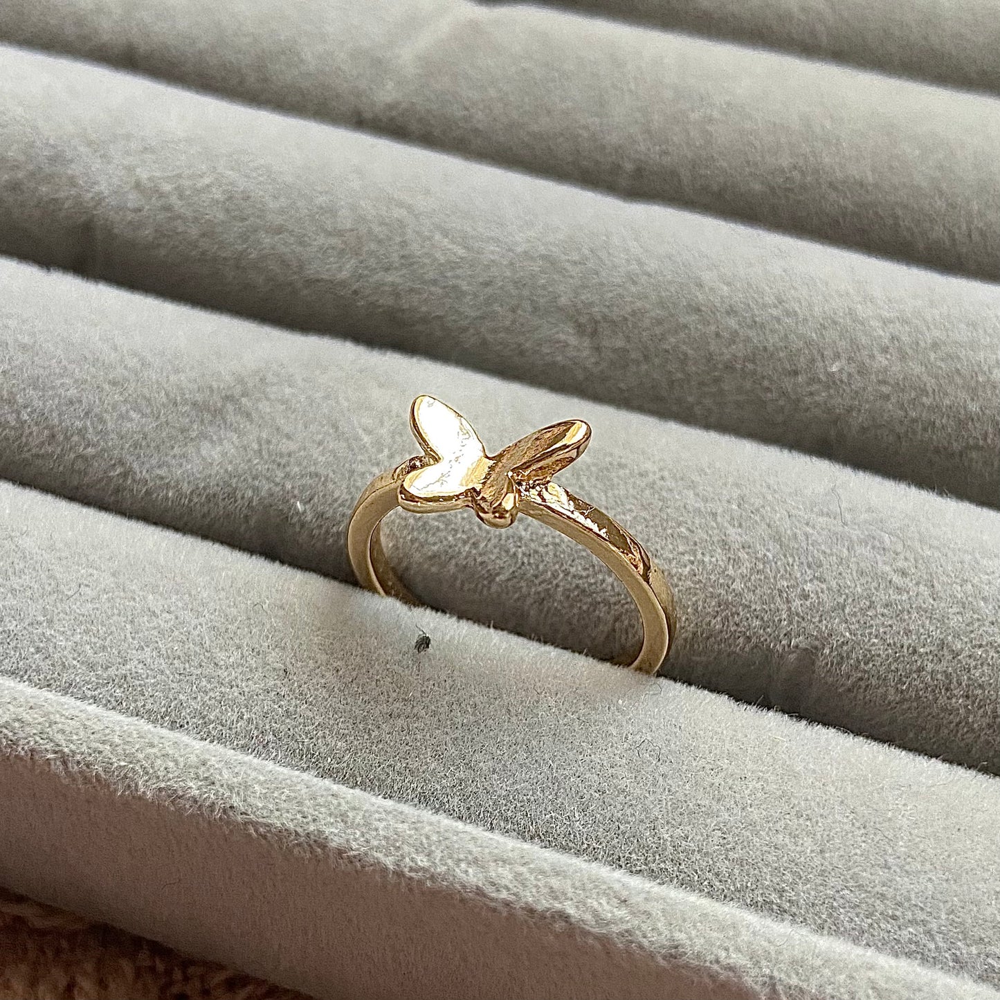 Gold butterfly Ring